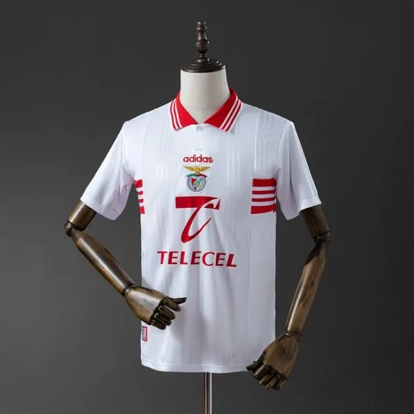 Camiseta de fútbol SL Benfica 1997/99 VISITANTE MANGA CORTA VERSION FAN